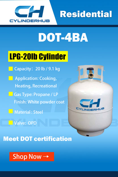 Liquefied Petroleum Gas Cylinder -  20lb
